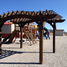 Display Sale - 8x10 Arch Pergola Arbor - $995 - BA014