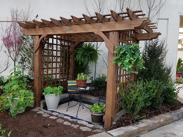 flat top pergola